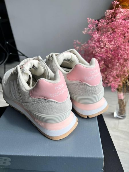 New Balance 574 Grey Pink White 1634-36 фото