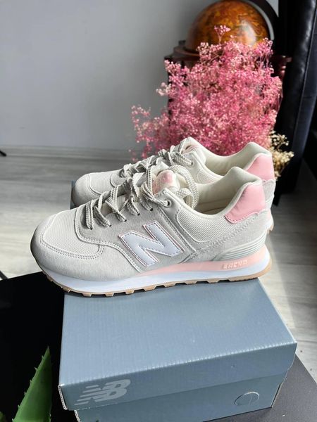 New Balance 574 Grey Pink White 1634-36 фото