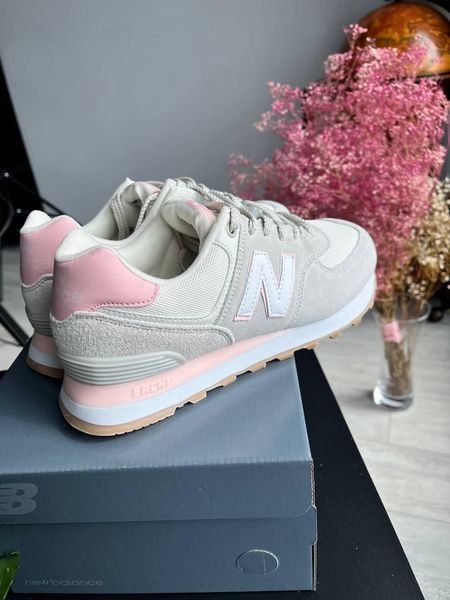 New Balance 574 Grey Pink White 1634-36 фото