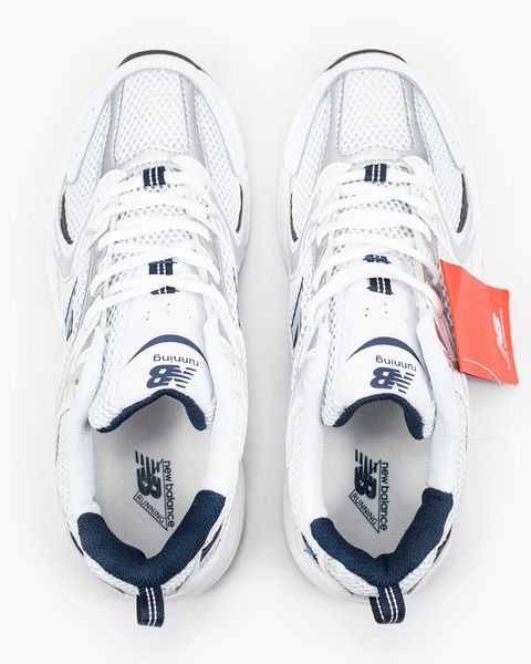 New Balance 530 White Silver Navy Blue 3567-36 фото