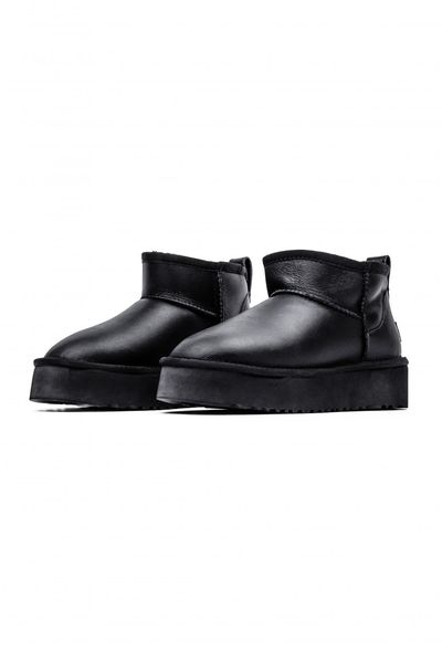 UGG Ultra Mini Platform leather Black 10154-36 фото