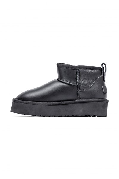 UGG Ultra Mini Platform leather Black 10154-36 фото