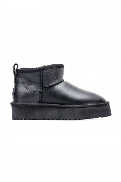 UGG Ultra Mini Platform leather Black 10154-36 фото