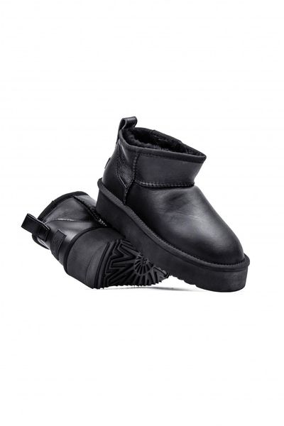 UGG Ultra Mini Platform leather Black 10154-36 фото