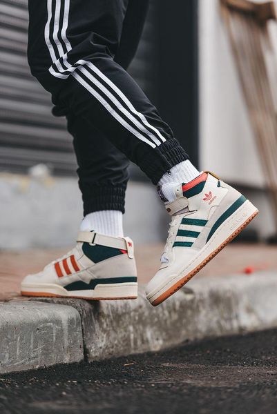 Adidas Forum High 84 Collegiate Green Red Cloud White 8477-36 фото