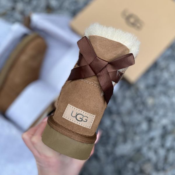 UGG Bailey Bow 2 Boot Chestnut 9925-36 фото