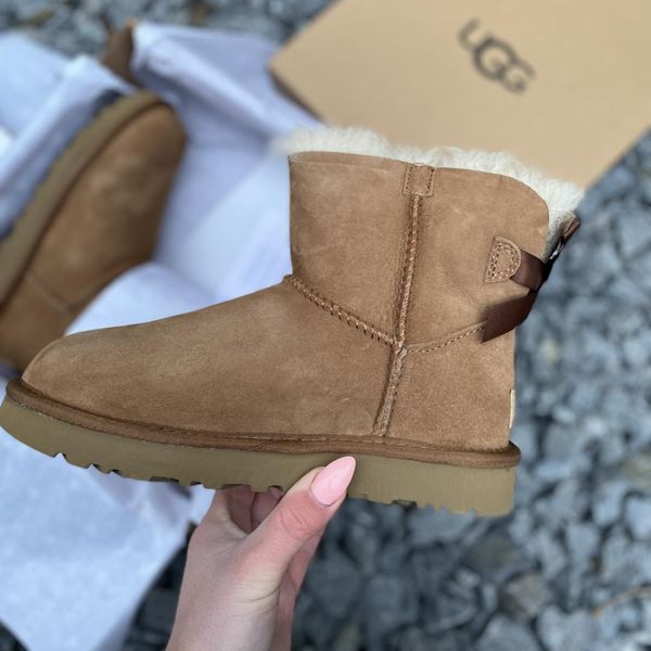 UGG Bailey Bow 2 Boot Chestnut 9925-36 фото